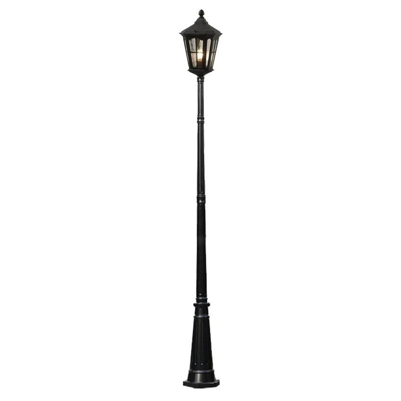 European Style Garden Lamp Street Lamp Outdoor Waterproof Villa Garden Community High Pole Lamp ≈2.6M