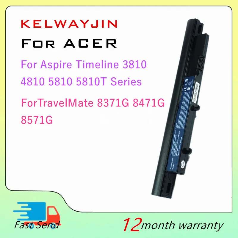 

Laptop Battery For Acer Aspire 4410 4810T 4810TG 4810TZ 5538 5538G 5810T 5810TG 5810TZ AS5534 For TravelMate Timeline 8371 8471