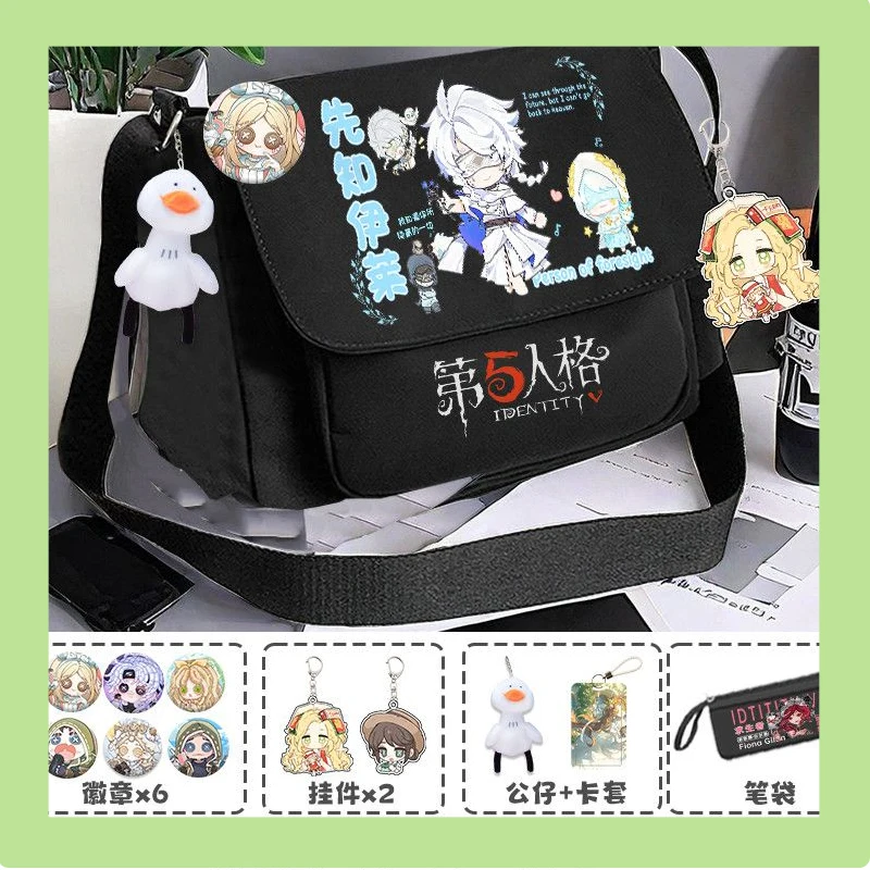 

Игра Identity V Аниме Cos Purfumer Eli Clark Prisoner Naib Subedar и т. д. Сумка через плечо унисекс Q-версии 2025 года в подарок