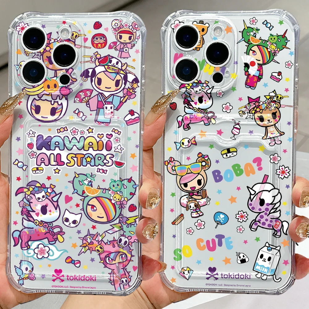 NEW Cartoon Rainbow UnicornS Card Hold Case for Samsung Galaxy A17 A07 A56 A36 A26 A55 A35 A06 A05 A24 A54 A15 A25 A34 4G 5G