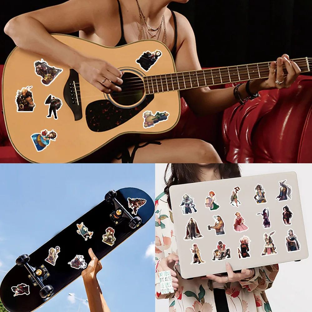 100 個 DNF ダンジョンと戦士 NPC 装飾ノートブック携帯ケースタブレットマニュアルアカウント防水ステッカー卸売