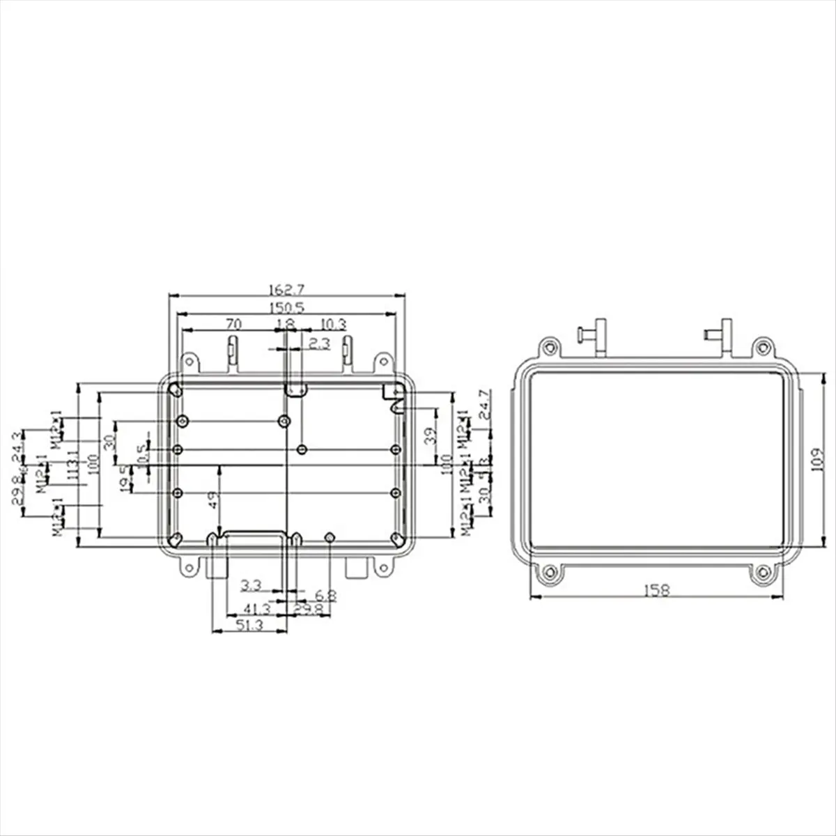 

*Отличный металлический корпус моста AP, усилитель AM для базовых станций беспроводного моста, металлический водонепроницаемый корпус из литого алюминия