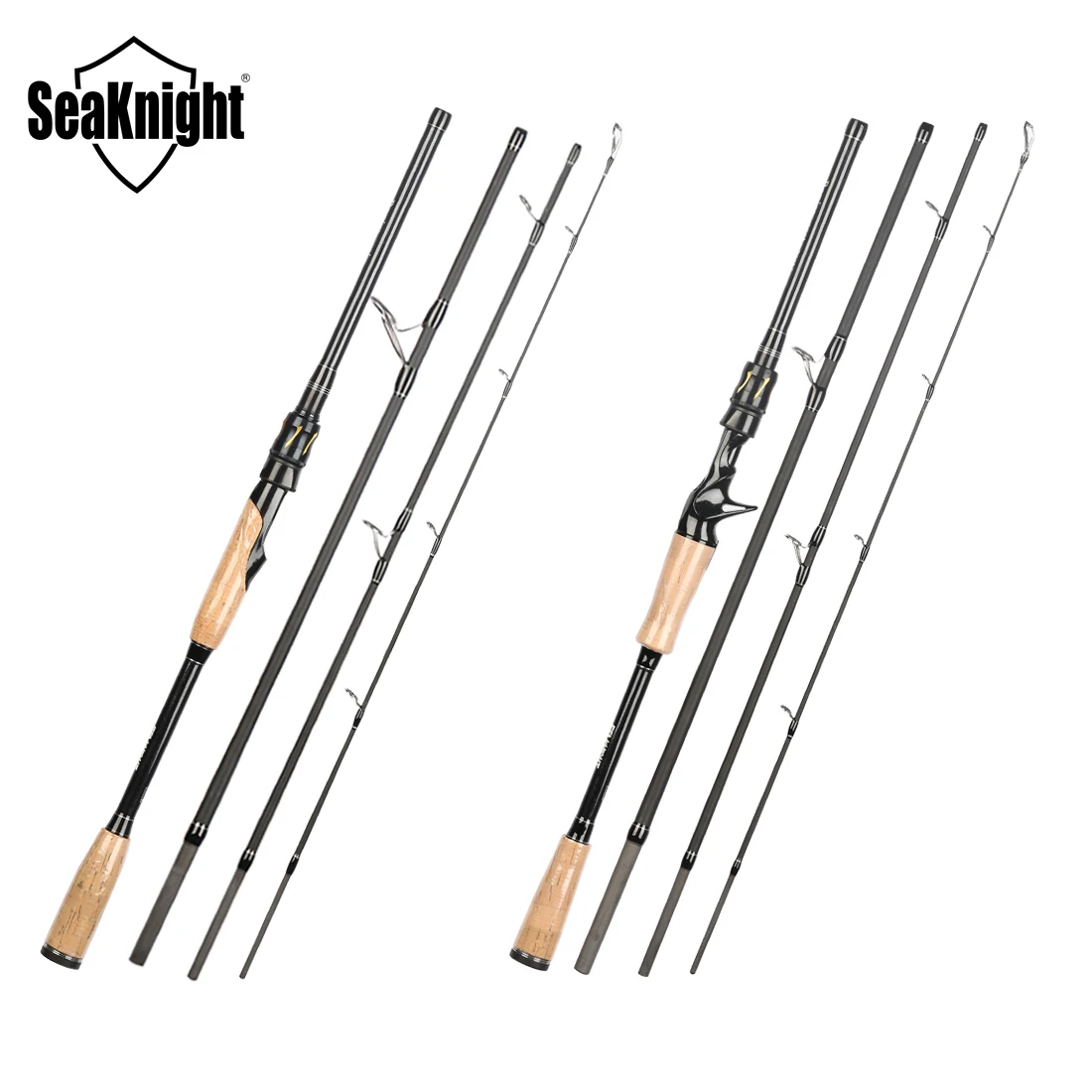 SeaKnight New Arrival Rapier Series Casting Fishing Rod 1.68m-3.0m Carbon Lure Rod 4 Sections Travel Rod for Lure Fishing