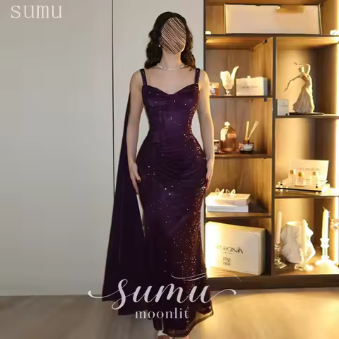 Moonlit Customized Evening Dresses Sweetheart Mermaid Split Prom Dress Morden Sequins Party Gowns For Women