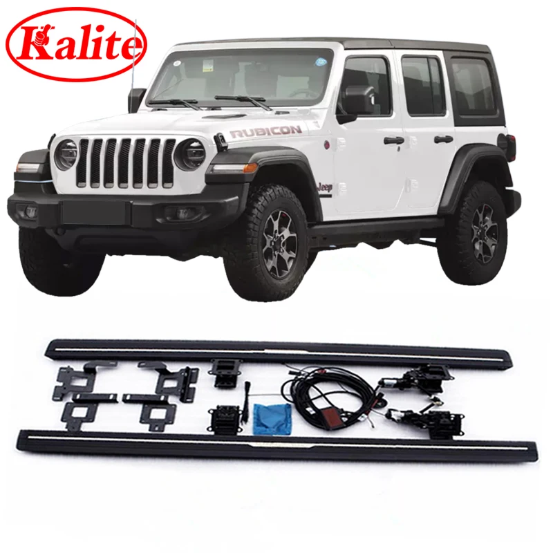 

Klt-A-078-Высококачественная алюминиевая электрическая Подножка для Jeep Wrangler с одной кабиной или двойной кабиной