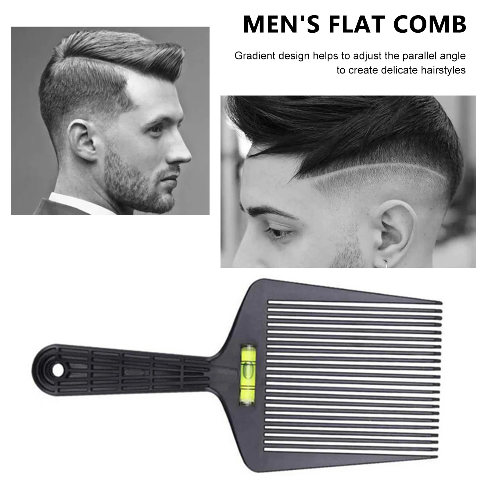 Flat Top Comb Salon Oil Haircut Barber Flat Top Guide Hair Comb Hair Cutting Adjustmentfor Stylists Tools for Men