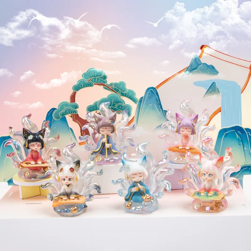 [Y]TALES OF THE ABYSSBOX12体セット＋おまけ付 China-Chic Ancient Wisdom Immortal Nine Tailed Fox Blind Box