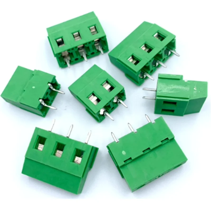 10Pcs Screw terminal type PCB KF128-2.54/3.5/3.81/5.0/5.08/7.5 mm  PCB Mini Screw Terminal Blocks for Wires2 p3p copper