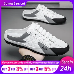 Slippers Heren Sneakers Zomer Half Slippers Sandalen Hoge Kwaliteit Schoenen Tennisschoenen Zapatos Tenis Hombres Zapatos Para Hombres