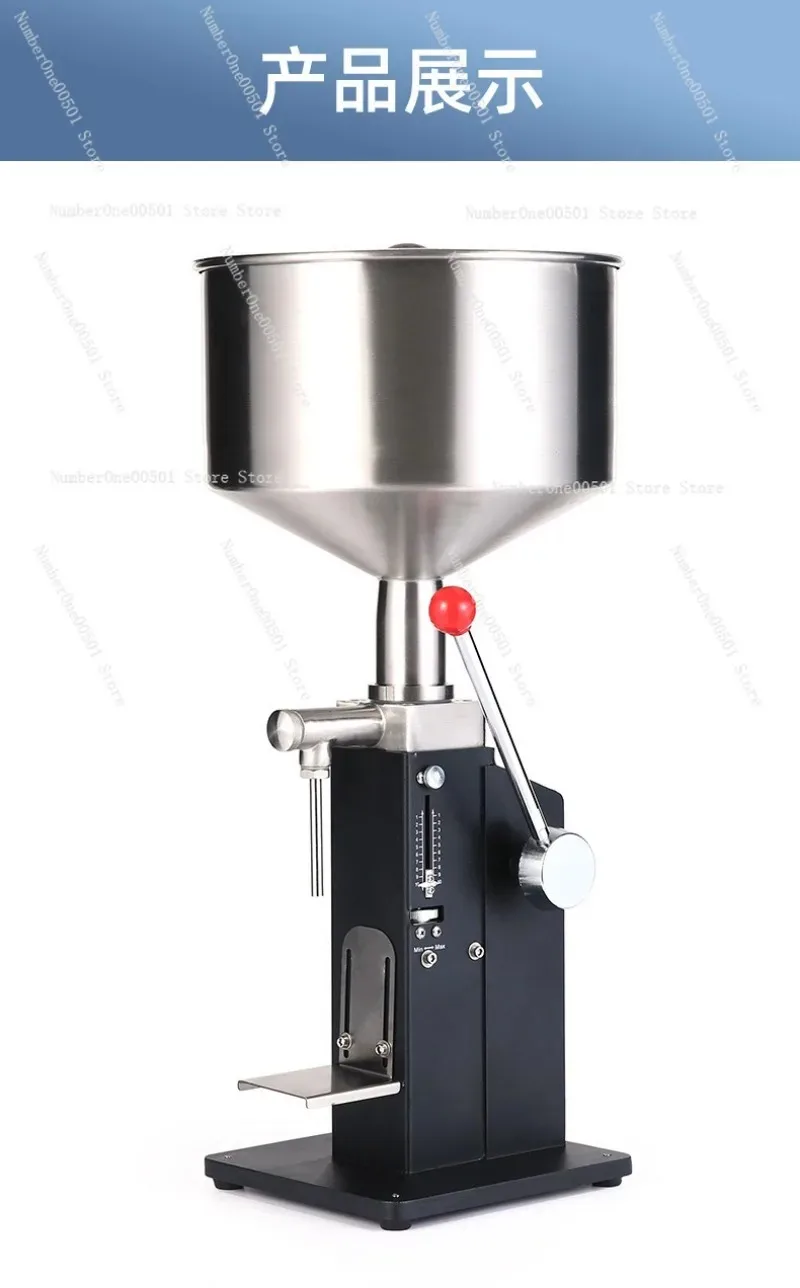 A03 Manual Filling Machine Hand Press for Cosmetic Cream Liquid Laundry Detergent with Scale