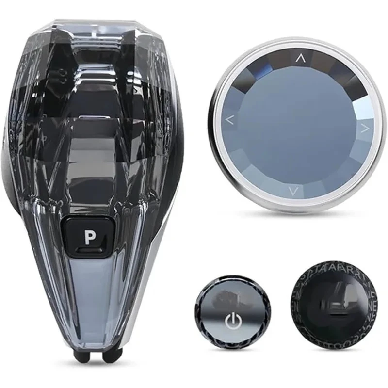 Car Accessories Crystal Shift Knob LED Gear Selector Color Changing with Gear Upgrade Compatible