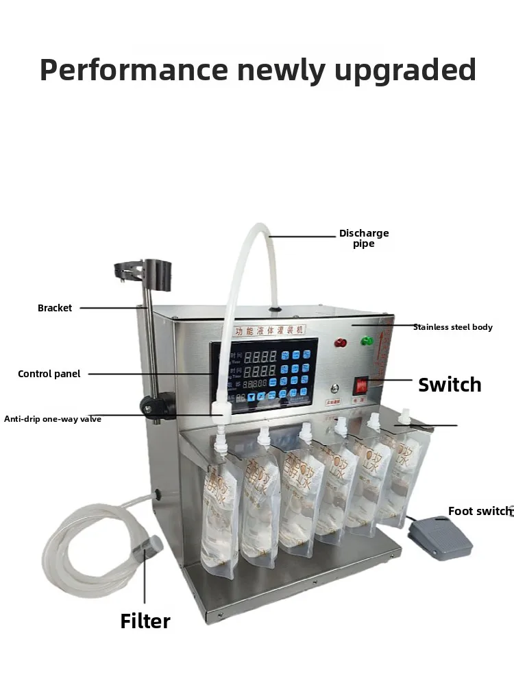 Smart Hot Filling Machine for Stand Up Pouches with Spout – Dosing for Broth, Milk, Soymilk, Herbal Liquid, Quantification