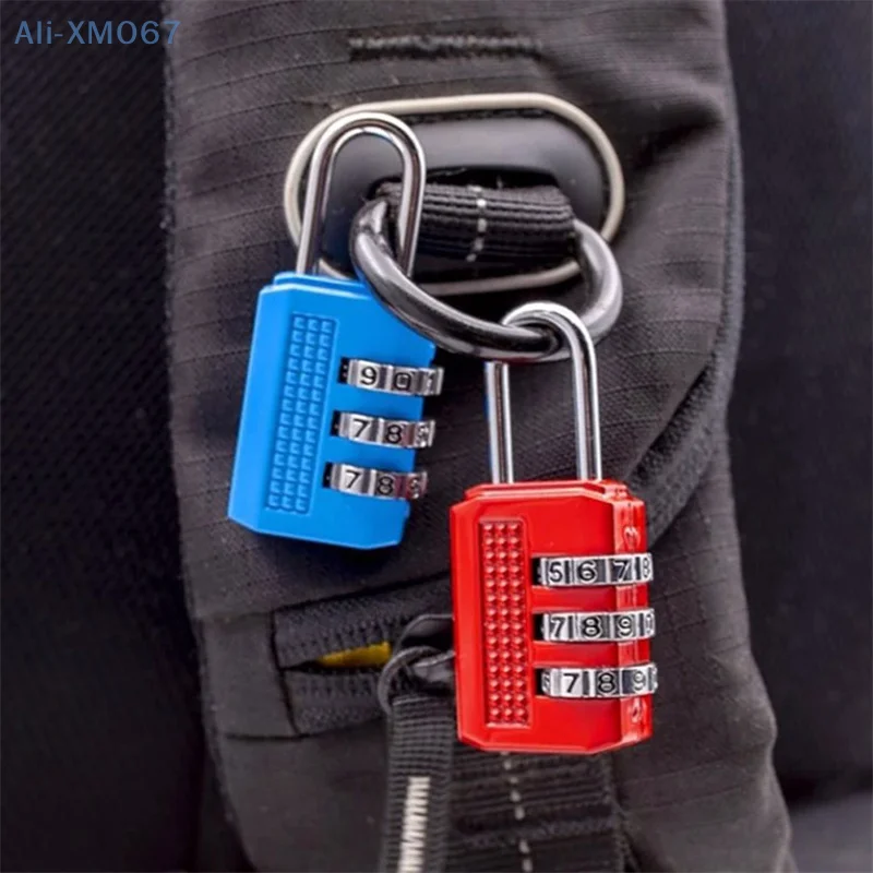 Nice 3 Digit Dial Combination Code Number Lock Padlock For Luggage Zipper Bag Backpack Handbag Suitcase Drawer Durable Locks