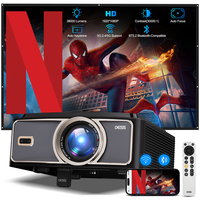 DESS 2G 32G 4K Video Projector C5 Pro Full HD 1080P Android Home Theater Beam Projectors Movie Meeting Beamer BT5.2 Auto Focus