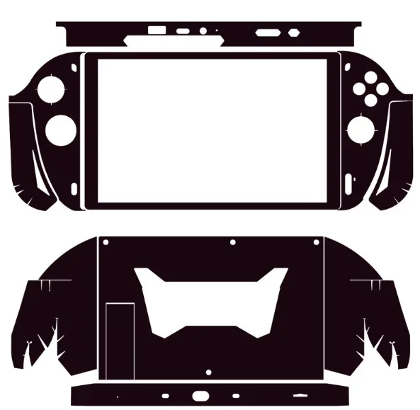 Customize Style Pre-cut 1PCS Top Skin +1PCS Back Skin Sticker Cover Case Film for AOKZOE A1 Pro A1L 8-inch Gaming Handhelds 2023