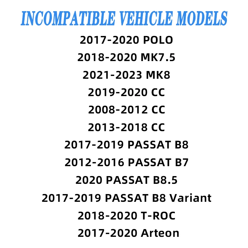 Logo samochodu Przednia kratka Tylny bagażnik Naklejka dekoracyjna Akcesoria Do Volkswagen VW GTI Golf 6 7 8 Polo VW CC Passat Tiguan T-ROC