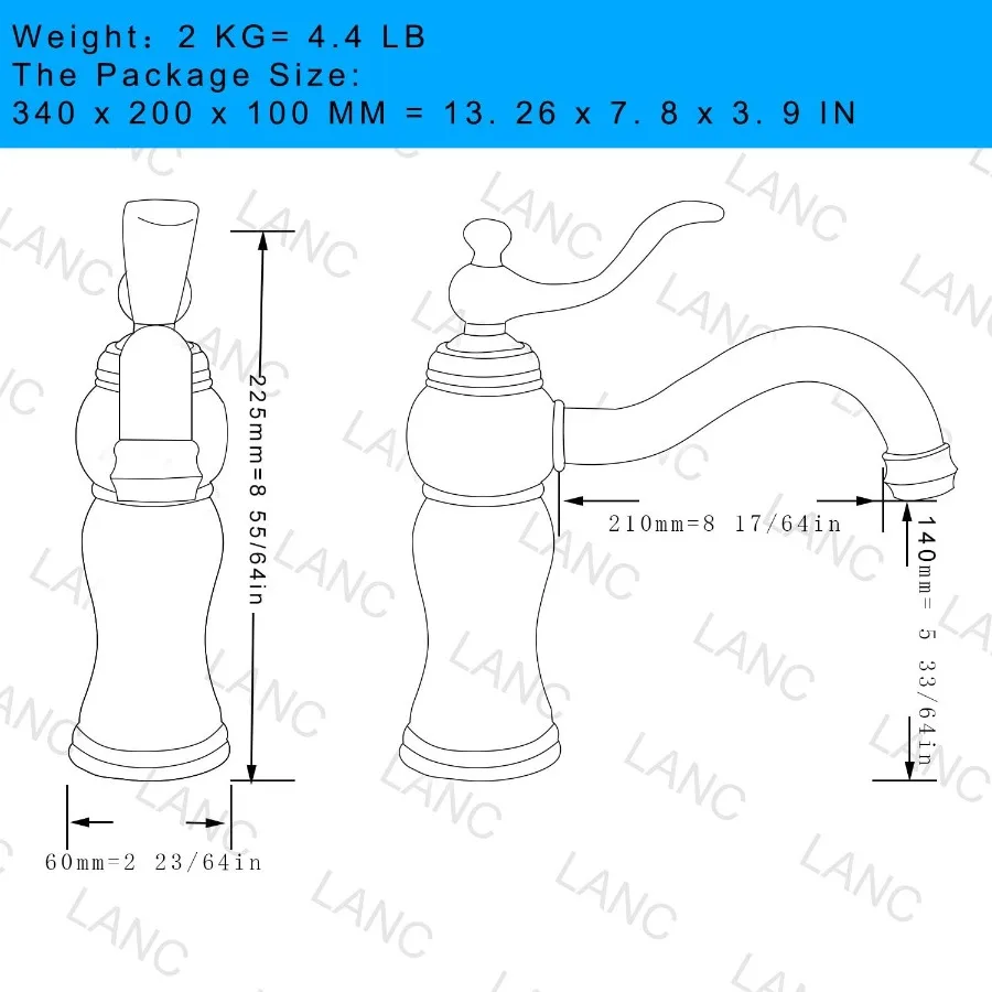 高級石クロム浴室の蛇口ヨーロッパの全銅と天然白石の洗面器洗面所の蛇口温水と冷水のシルバーミキサー