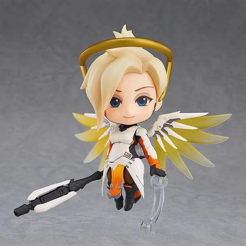Q-version Clay Man Angel Angela 790 # OW Overwatch Mobile Face Changing Doll Handmade Ornament