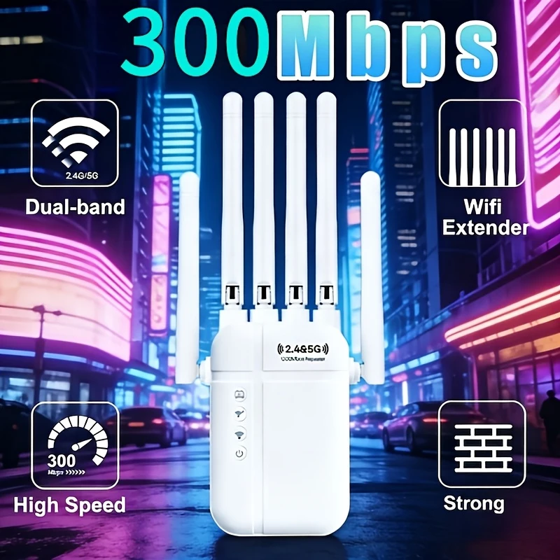 extensor-wifi-preto-modelo-2026-mais-recente-com-6-antenas-de-alto-ganho-4-modos-de-conexao-plugue-padrao-americano-suporta-45-dispositivos-e-cobertura-ampla
