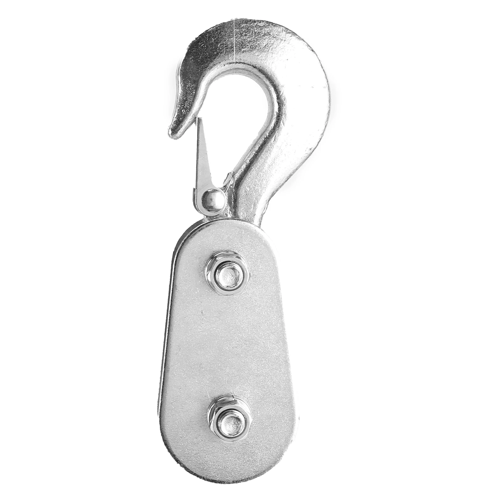 2 Ton Snatch Block Wire Rope Lifting Pulley with Hook for UTV ATV Quad Bike Motocross Hoist Block Snatch Block 2T Snatch Block