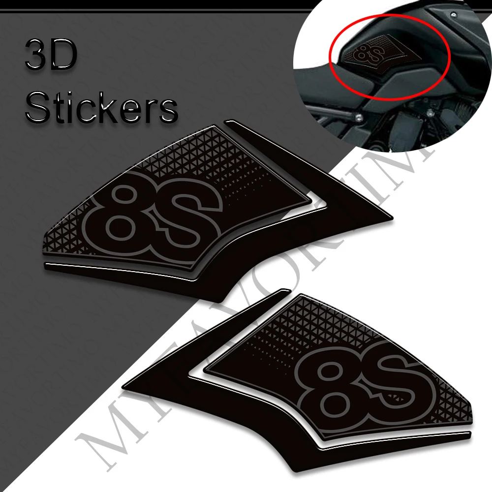 Motorcycle For Suzuki GSX-8S GSX8S GSX 8S 800 Tank Knee Pad Grips Stickers Decals Protection Gas Fuel Oil Kit 2023 2024