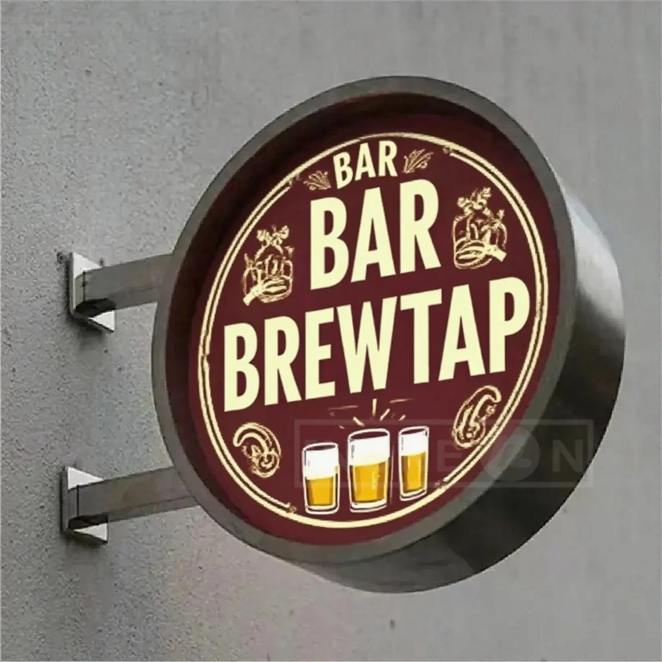 Custom Led Light Signs Box Sign Home Letters Wall Letter Bright Logo Luminous Signage Neon Personal Design Acrylic Metal Outdoor