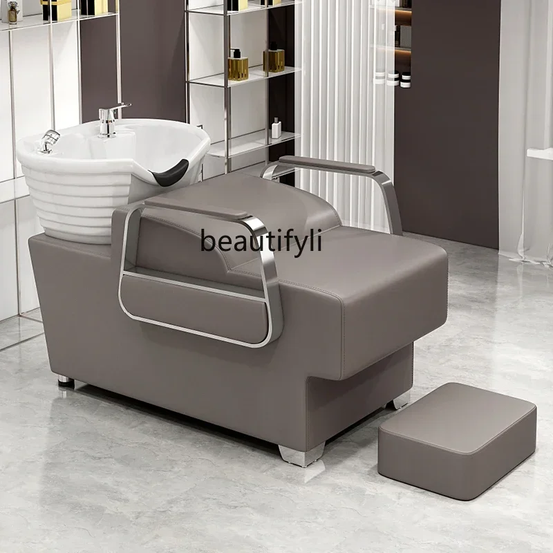 

ls 04Shampoo Chair Hair Saloon Dedicated Salon Simple Half Lying Flushing Bed