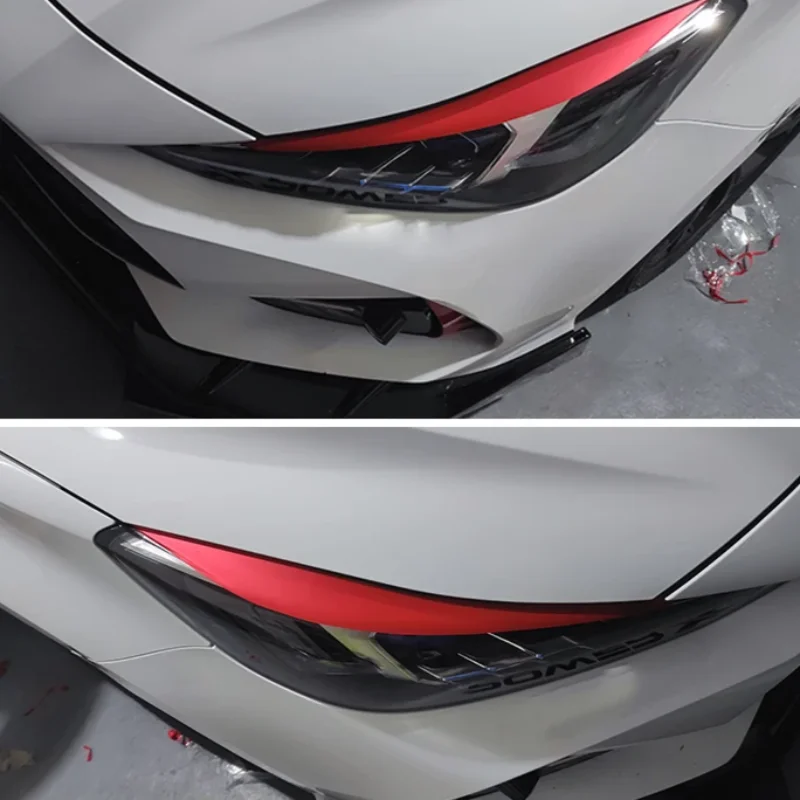 For MG5-23 Models, Dedicated Headlight Eyebrow Color Changing Sticker Modification, Color Changing Body Exterior Parts