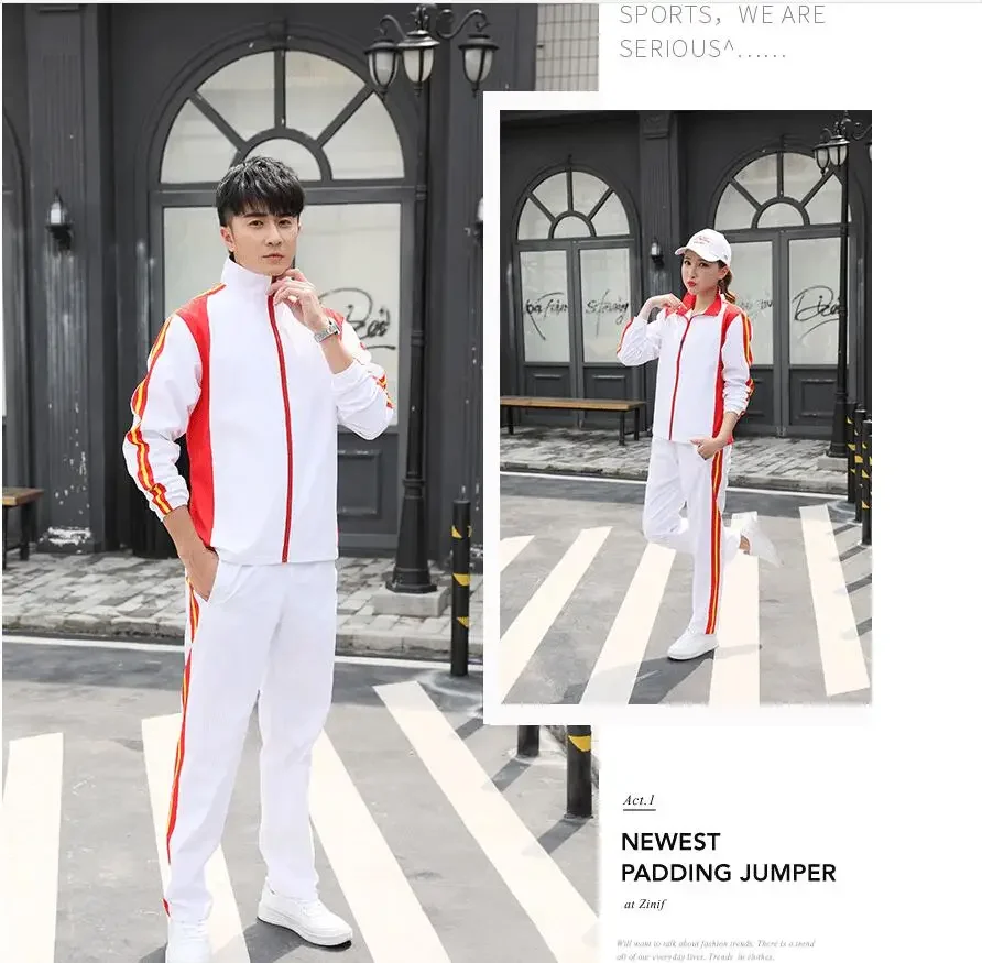 Size 105 KG Autumn Lovers Leisure Sports Suit China National Team Exhibition Clothes Group Performance Clothes Coaching Uniform