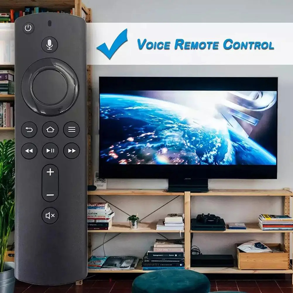 Replacement Voice Remote Control (2nd GEN) L5B83H with Power and Volume Control Fit for 2nd Gen Fire TV Cube and Fire TV Stick