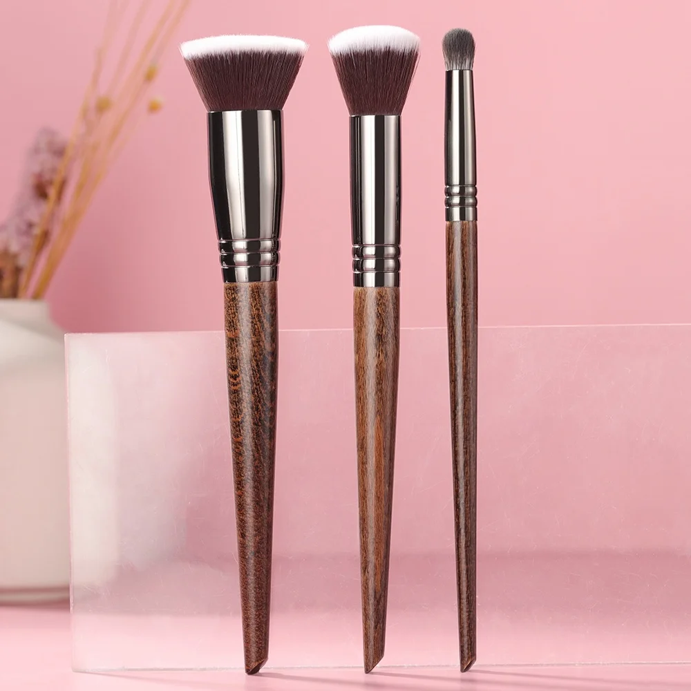 OVW 3pcs Makeup Brushes Set Recommend Foundation Brush Complexion Brush Cream Eye Shadow Brush brochas maquillaje