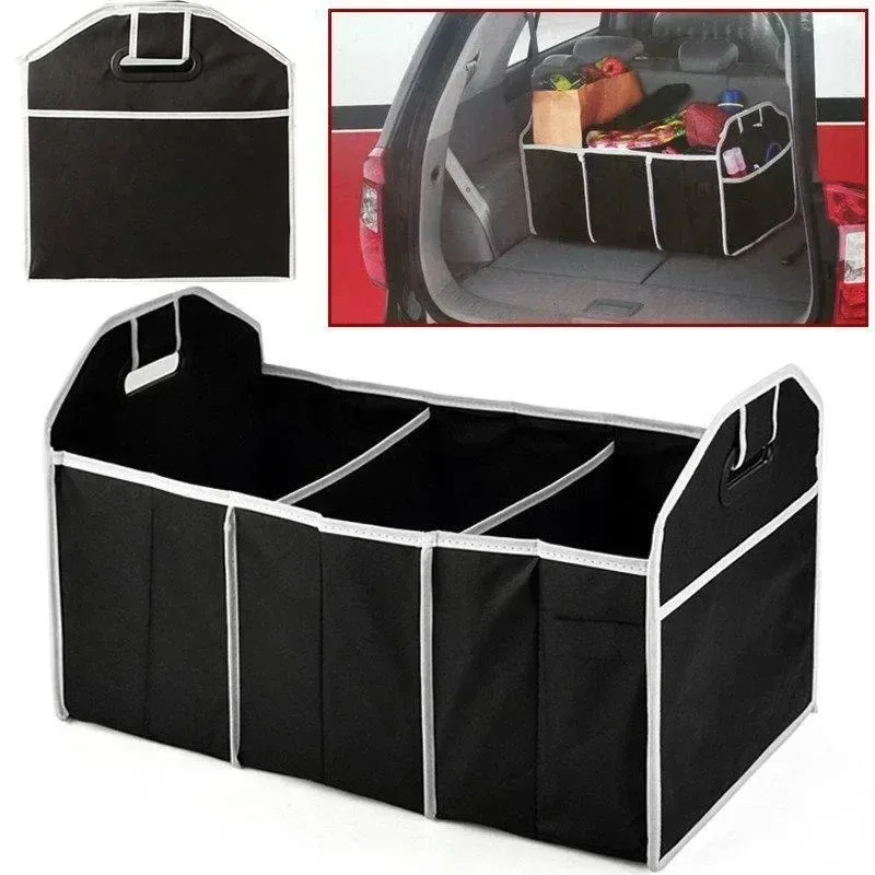 1PCS Portable Car Storage Box Multifunctional Foldable Car Trunk Storage Box Large Capacity Storage Box Sundry Items Storage Bag