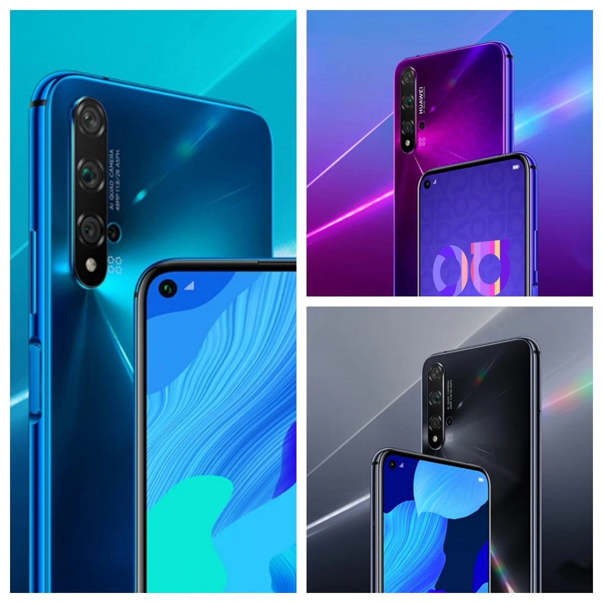 Смартфон HUAWEI Nova 5T, глобальная версия, Android,48 МП, 6,26 дюйма, 128 ГБ, 256 Гб ПЗУ, Google Play Store, мобильные телефоны, сеть 4G