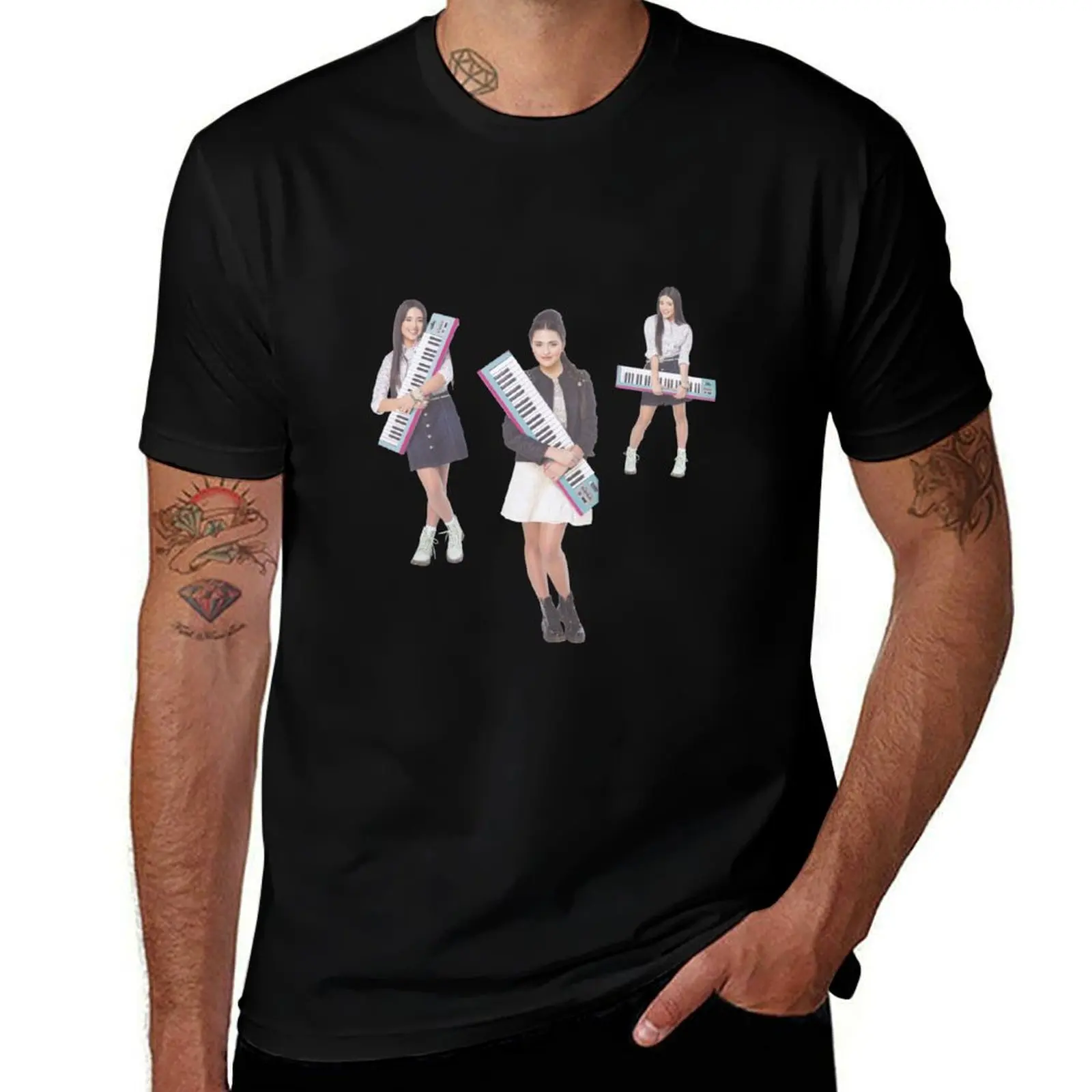Kally's Mashup T-Shirt Retro Graphic Print T-Shirt