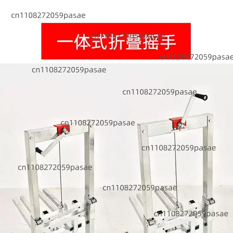Loading Artifact Lifting Handling Stacker Forklift Lift Portable  Folding Retractable Trolley Bearing 60Kg Adjustable Hand Cart