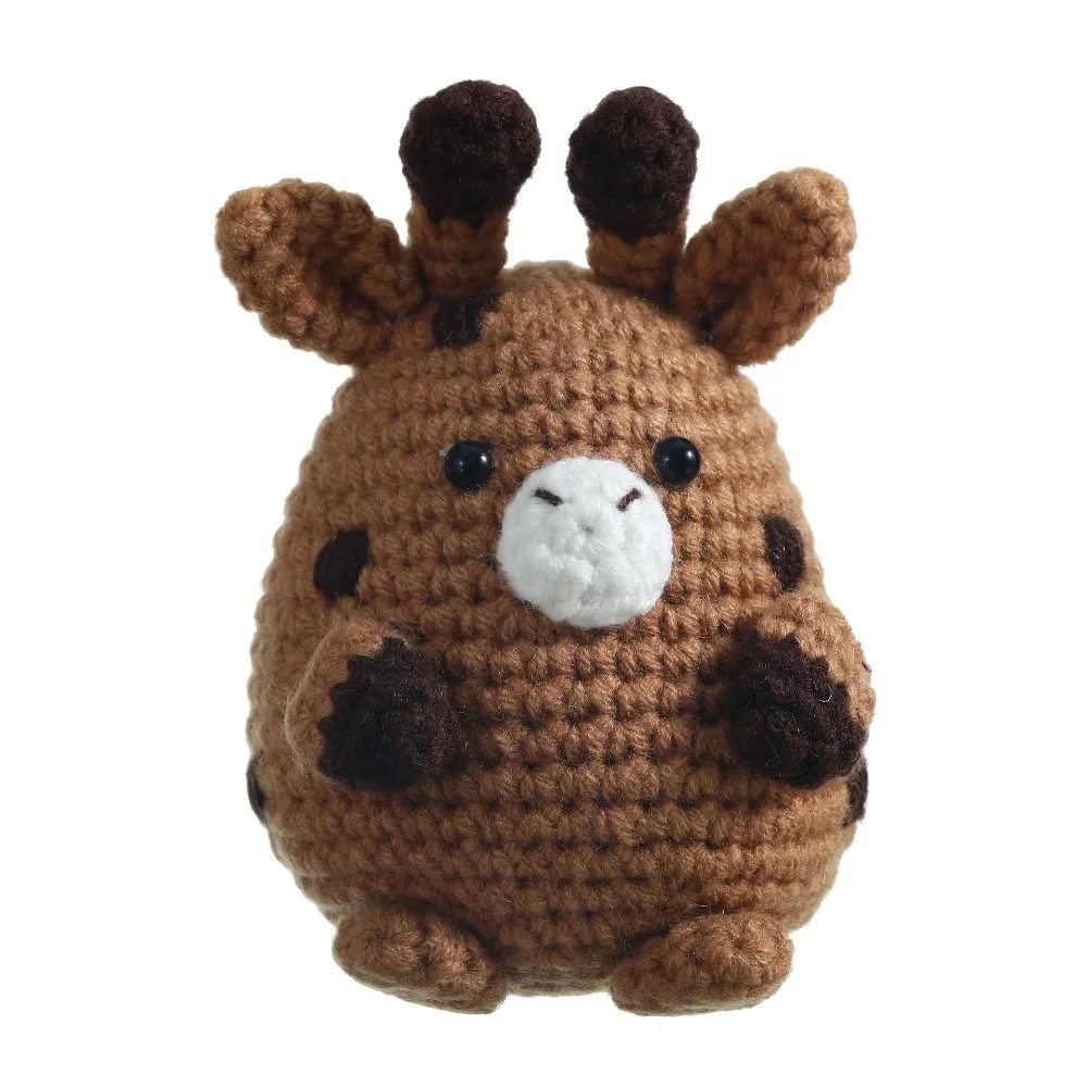 

Handmade Crochet Cute Forest Animal Key Chain, Crochet Cartoon Deer Amigurumi Doll for Gift,knitted Supplies for Party Favor