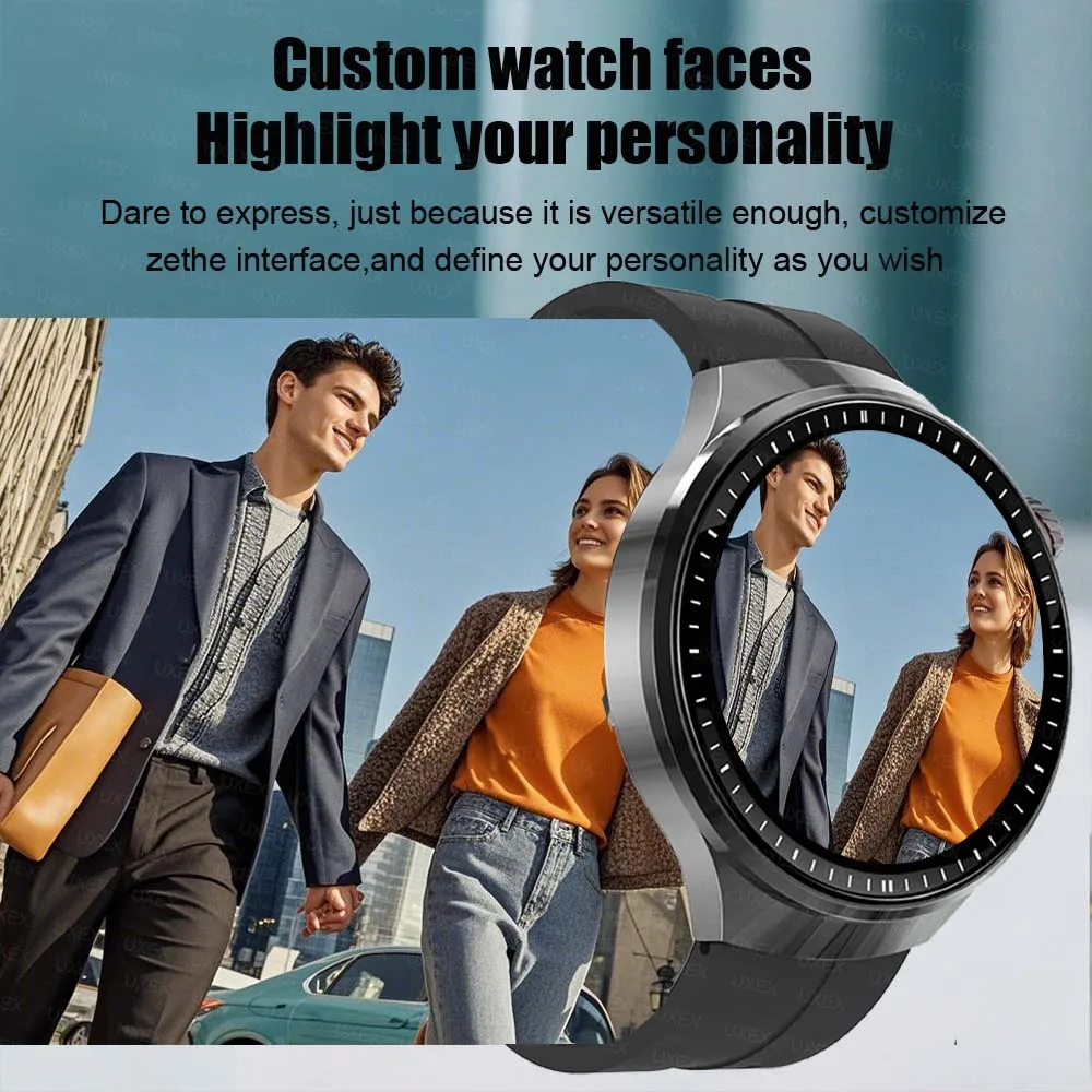 خارج Smartwatches ساعة رجل 1.52 HD مكالمة لاسلكية الصحة المقتفي مخصص صور صوت مساعد هدية الكريسماس لتقوم بها بنفسك وجوه ساعة