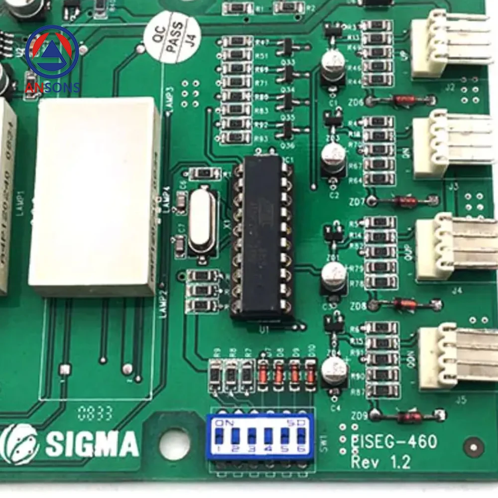 Imagem -03 - Ansons Elevator Display Pcb Lop Board Peças Sobressalentes Eiseg460 Rev 1.2 Ya3j24630 Sigma