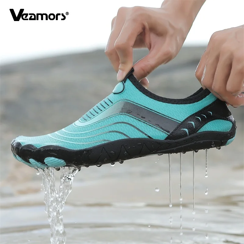 

Beach Wading Sneakers for Men Quick Dry Breathable Women's Light Aqua Shoes Adult Non-slip Water Sports Shoes for Surfing Diving