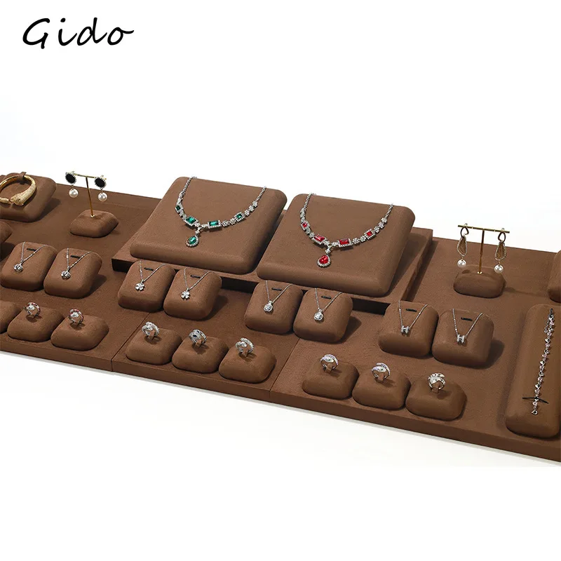 Multi-Function Display Stand Ring Bracelet Necklace Pendant Organizer for Retail Store Counter Showcase Props Для Украшений