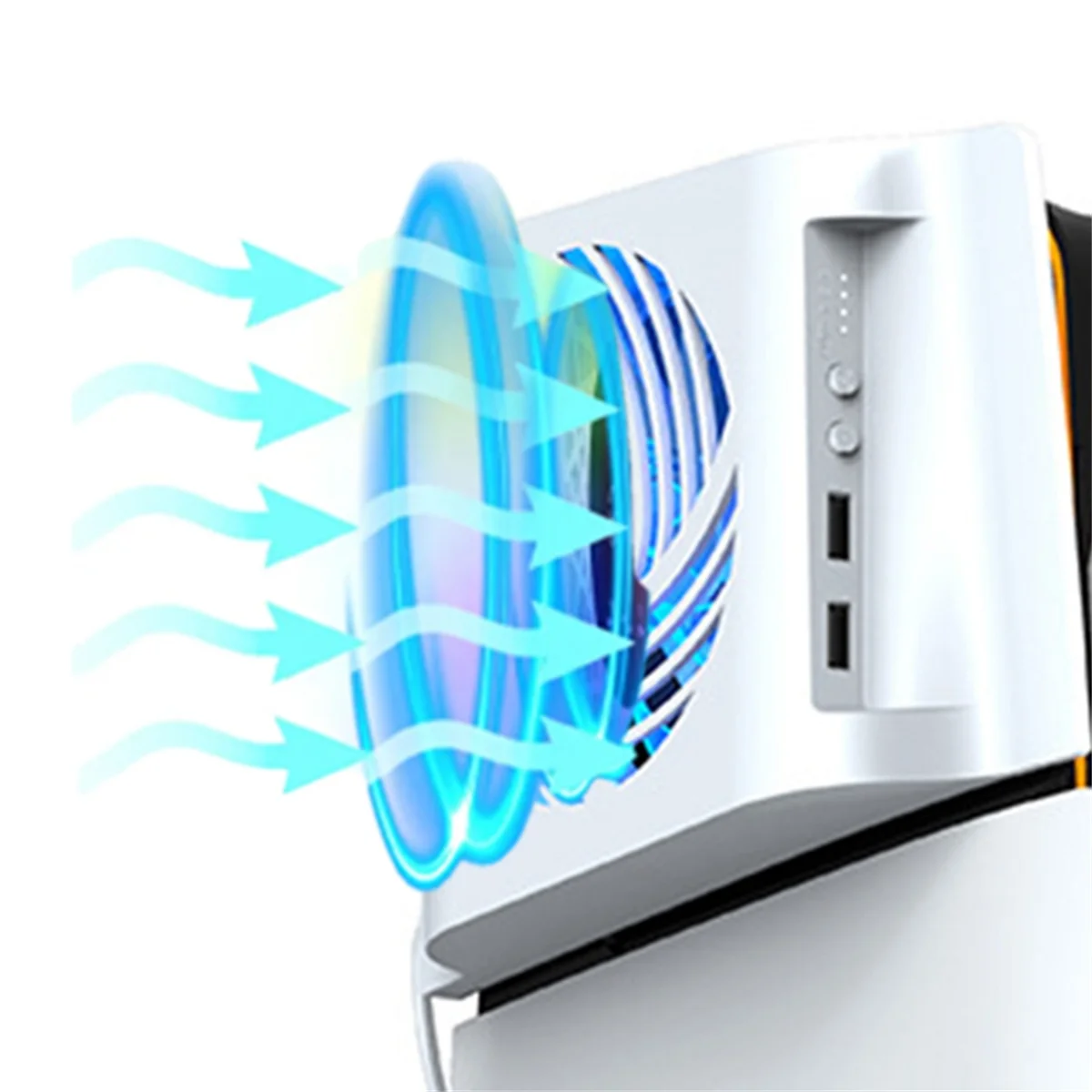 LED 라이트 포트가 있는 측면 장착 냉각 선풍기, 게임 콘솔 냉각 선풍기, SLIM 게임 콘솔 액세서리