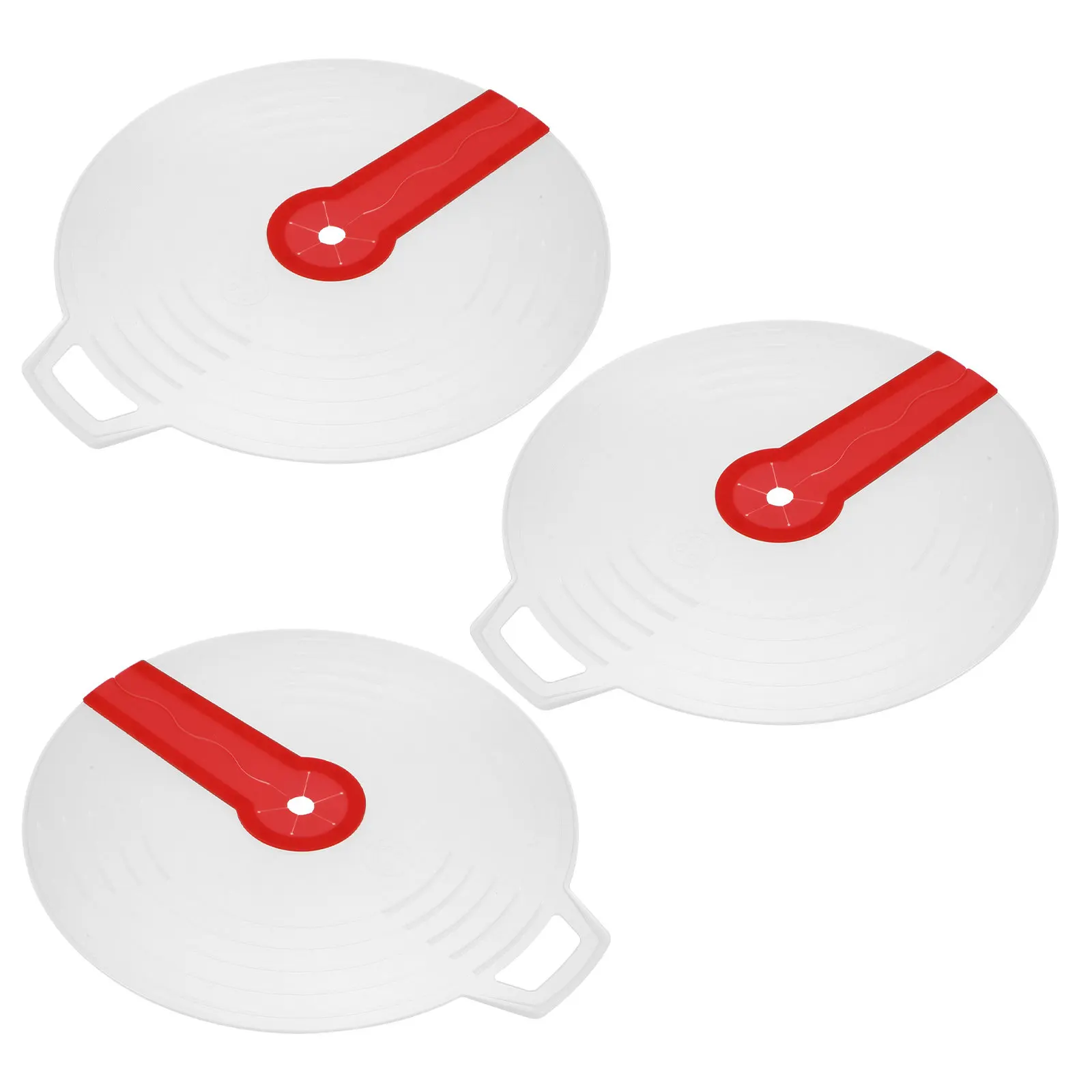 3Pcs Mixing Bowl Splash Guard Anti Overflow Cover for Hand Mixer Egg Basin Splash Proof Lid Baking Kitchen Shield for Hand Mixer