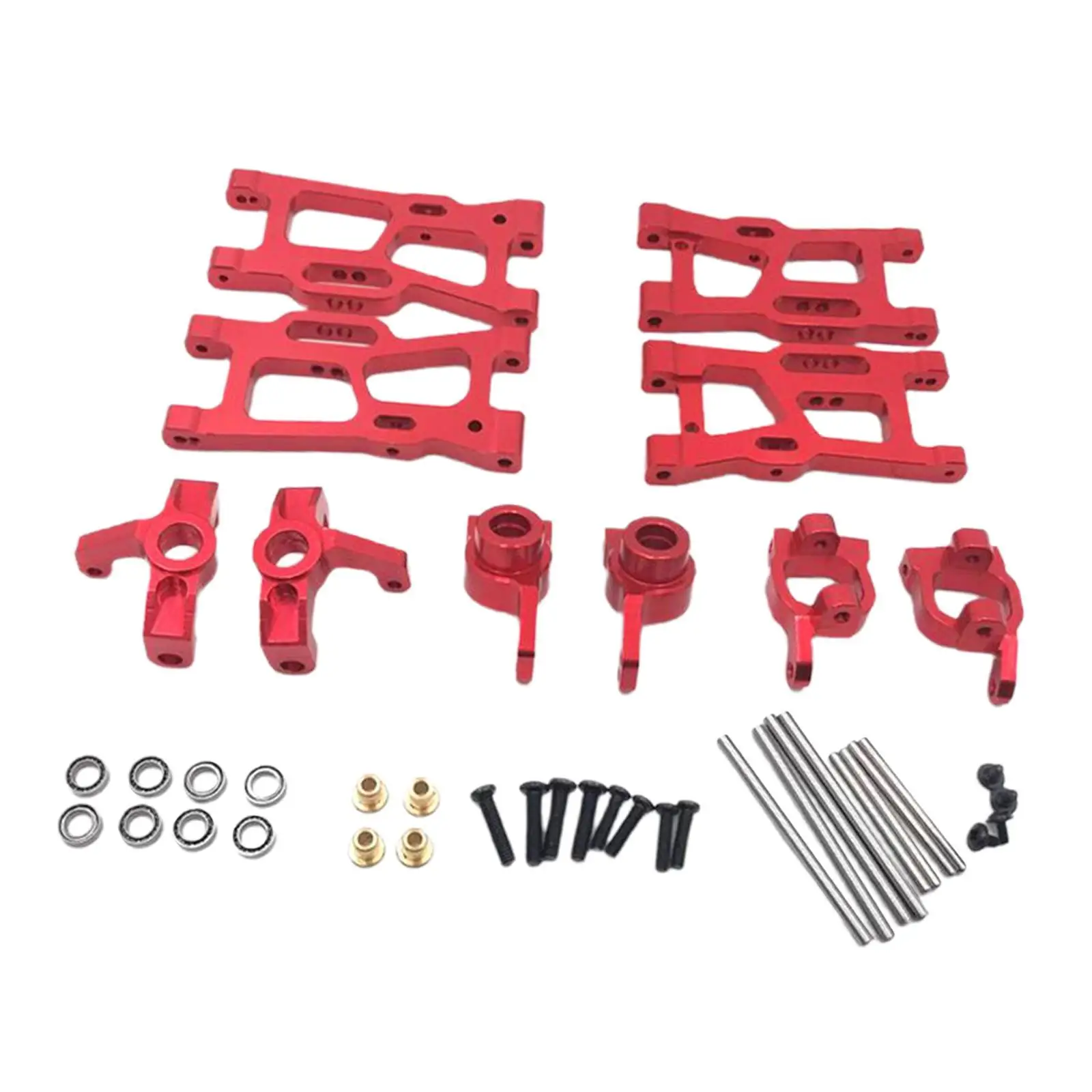 Front Steering Hub Base C Carrier Front Rear Swing Upgrade Kits :14 144001 1:12 124018 124019 RC Car