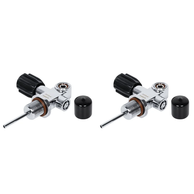 

SS-2X 5000Psi 3/4-14NPS G3/4 High Pressure Scuba Diving Tank Valve Cylinder Reducing Valve For YOKE/DIN