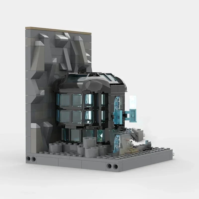 Modello di film popolare Moc Building Block Ambiente ecologico Museo di biologia Modello di visualizzazione Tecnologia Regali Giocattoli di assemblaggio fai-da-te