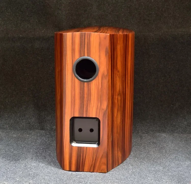 Hot Selling EC-001 6.5 Inch 7 Inch Bookshelf Speaker Empty Cabinet Waist Drum Rosewood Veneer Speaker Case Reasonable Sound Desi