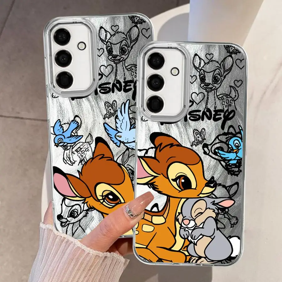 Custodia posteriore Phoen per Samsung Galaxy A24 A35 A36 A13 A14 A55 A33 A34 A26 A23 A21s A51 A52 A15 A16 Disney Bambi Deer