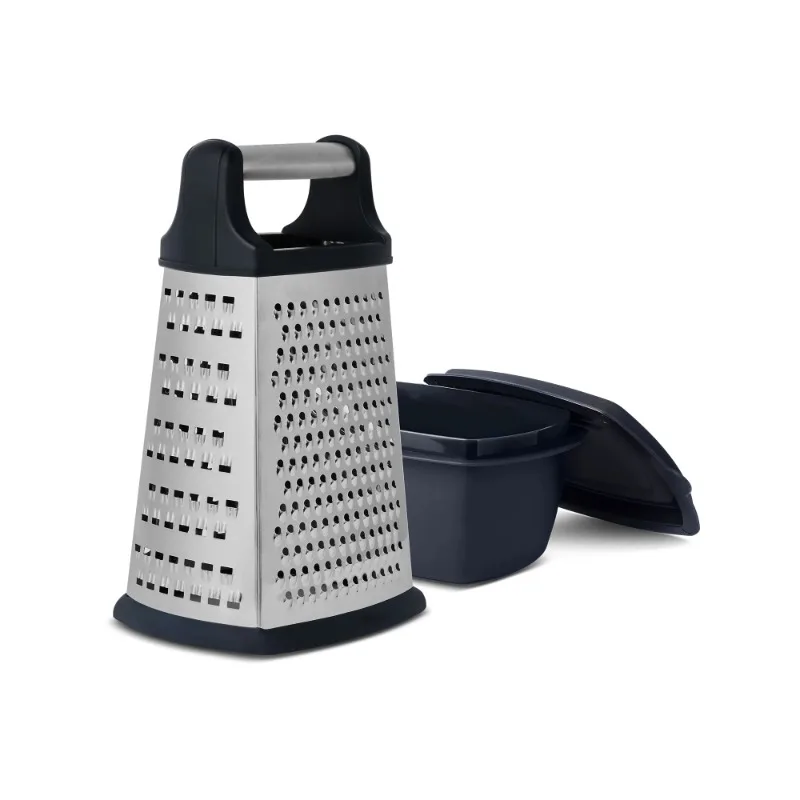 2-Piece 4-Sided Stainless Steel Box Grater Set