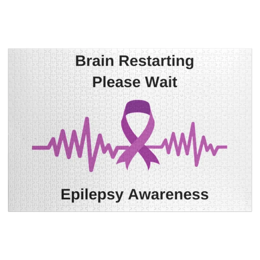 end epilepsy for a seizure free life Jigsaw Puzzle Wooden Animal Custom Wooden Gift Puzzle