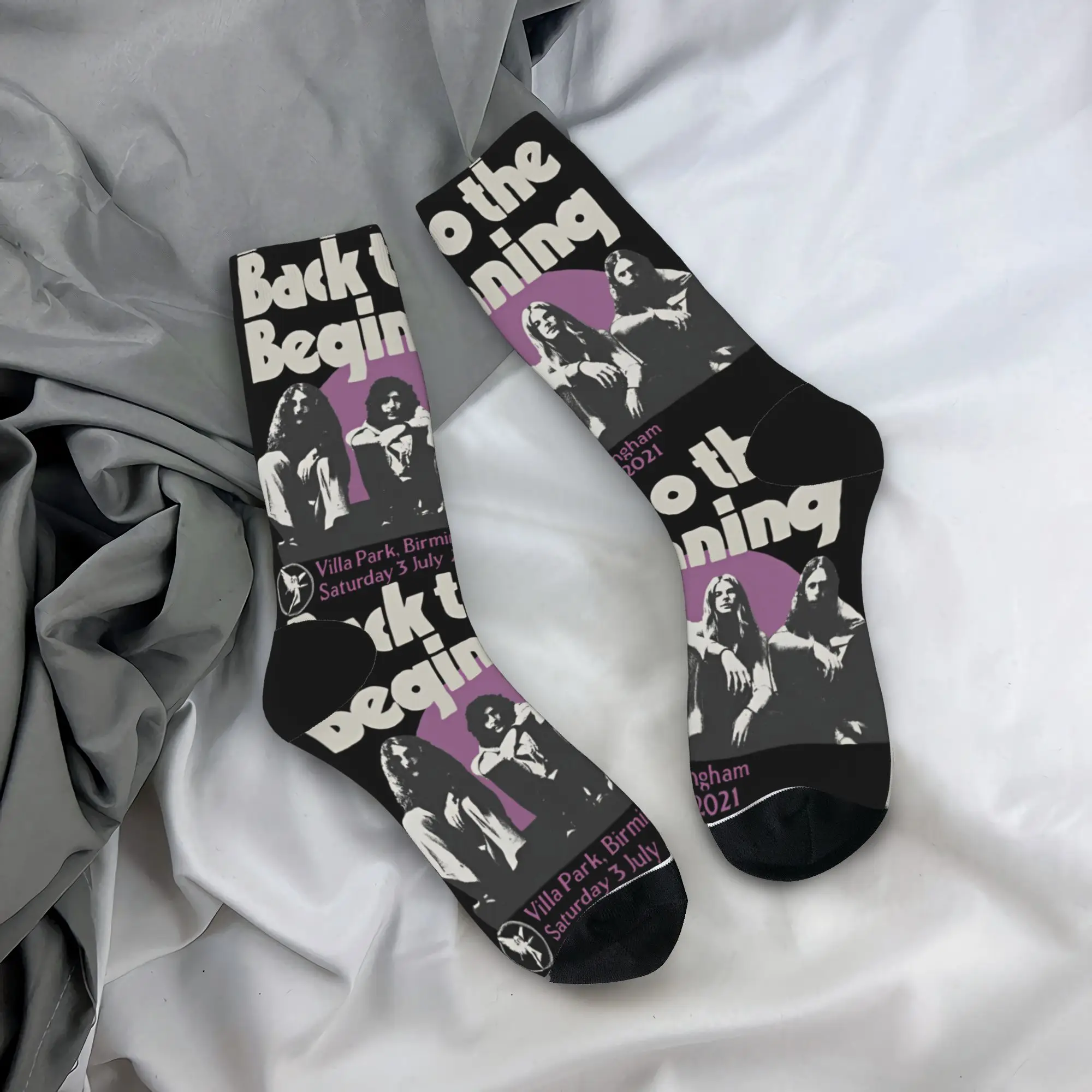 ถุงเท้าแบล็คแซเบธส์ ดีไซน์กลับสู่ต้นทาง ถุงเท้าคาวาอิ ถุงเท้ากันเหงื่อสำหรับฤดูใบไม้ร่วง ถุงเท้าวิ่งระบายอากาศสำหรับผู้ชาย